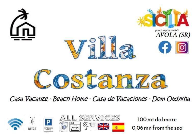 Villa Costanza Casa Vacanze Avola Exterior foto